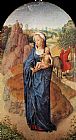 Hans Memling Canvas Paintings - Virgin and Child in a Landscape
